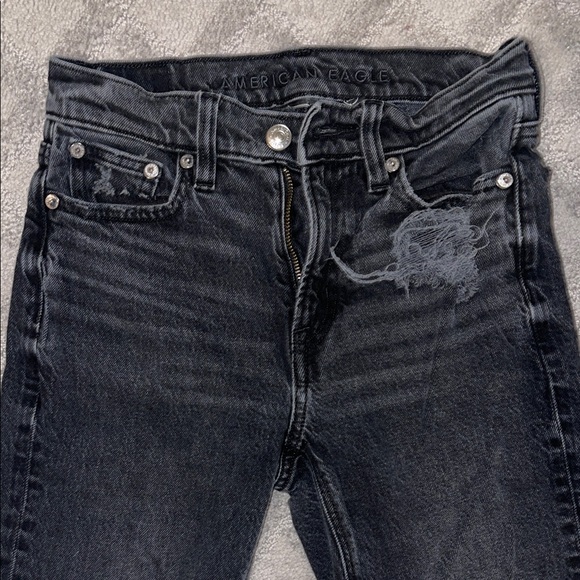 American Eagle Outfitters Dark Wash Straight Jeans - Picture 2 of 4